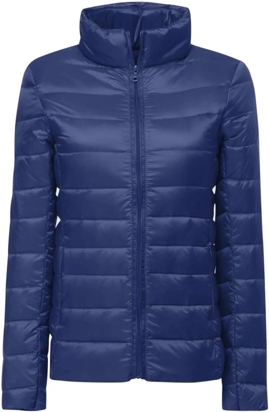 Winter Coats for Women 2024 Packable Puffer Down Jackets Warm Stand Collar Long Sleeve Zip Outwear with Pocket
