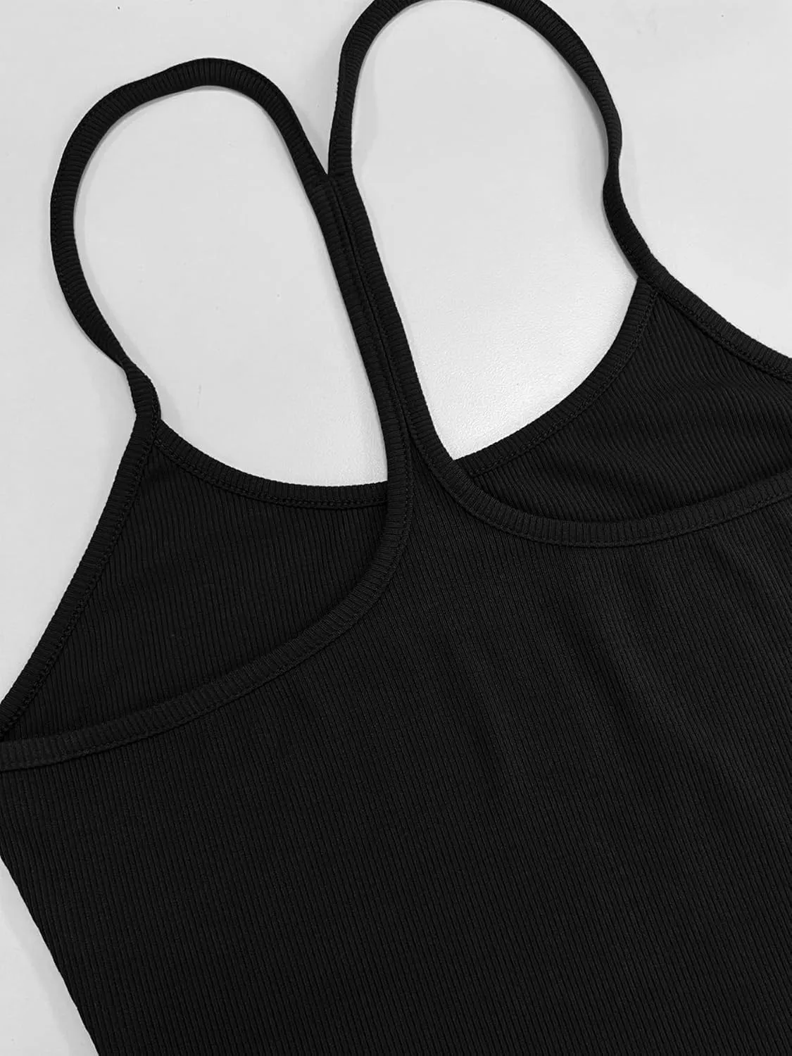 Women Workout Tops Racerback Tank Tops Basic Cute Summer 2025 Camisole Crew Neck Going Out Slim Fit Shirts