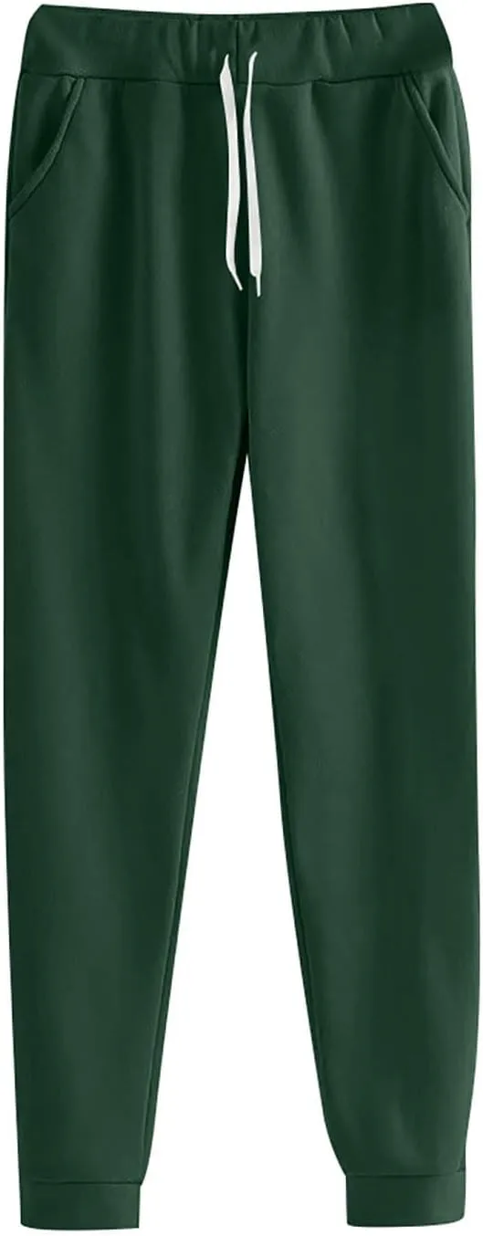 Womens 2 Piece Outfits Solid Color Oversized Hoodies and Pants Sets Fall Fashion Lounge Jogger Track Suits