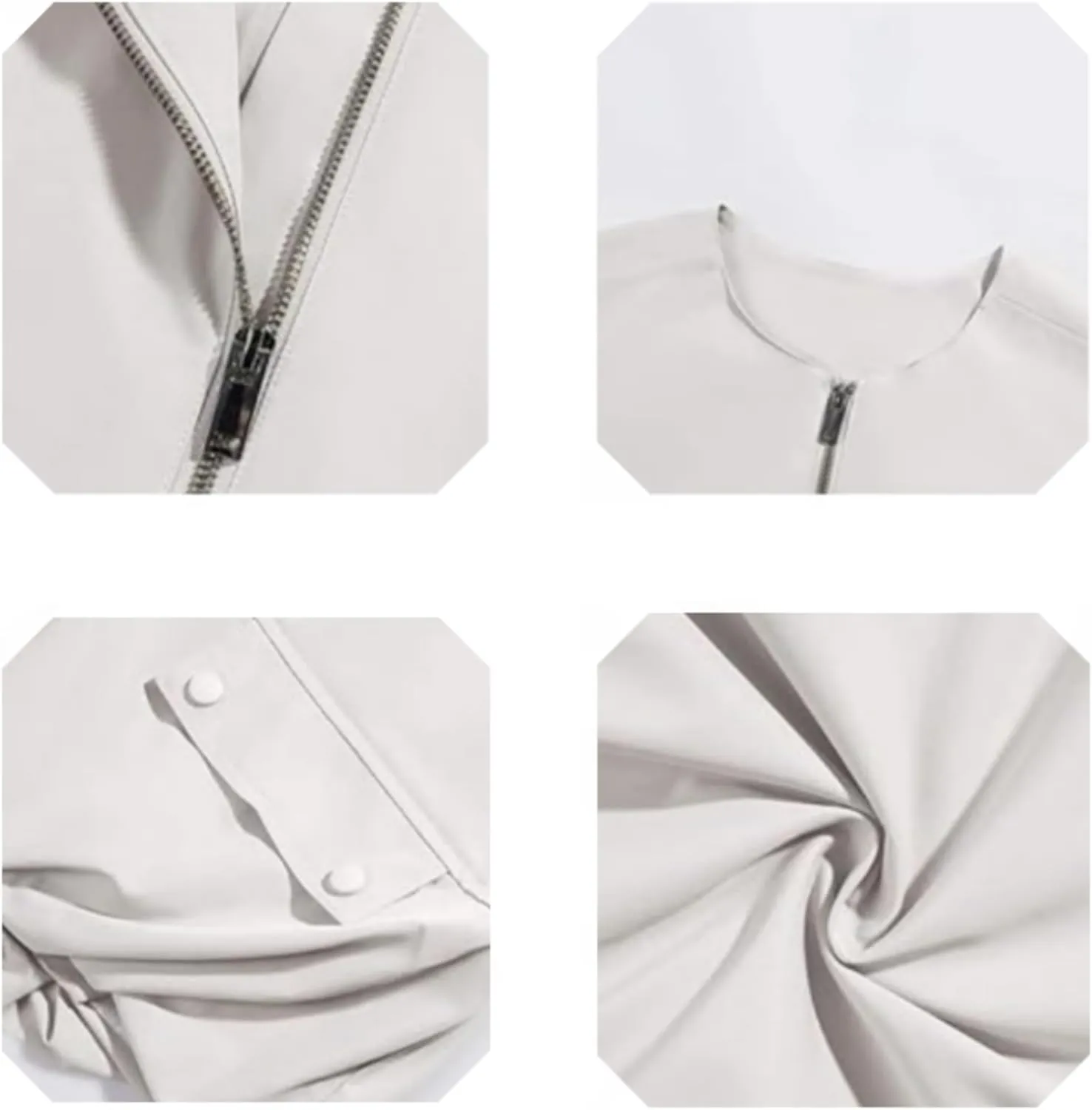 Womens Casual Zip Up Cargo Vest Top Oversized Lightweight Ruched Hem Sleeveless Blazer Jackets Vest Tops
