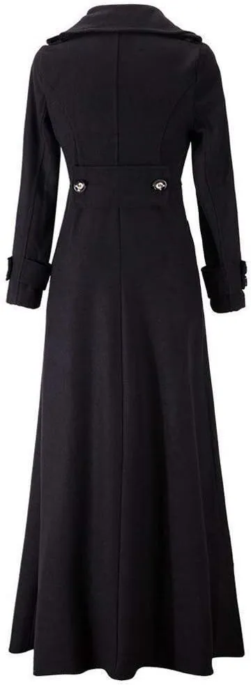 Womens Long Trench Coat Winter Coat Lapel Womens Long Outwear Women'S Coat Fall Overcoat with Belt Cropped Trench