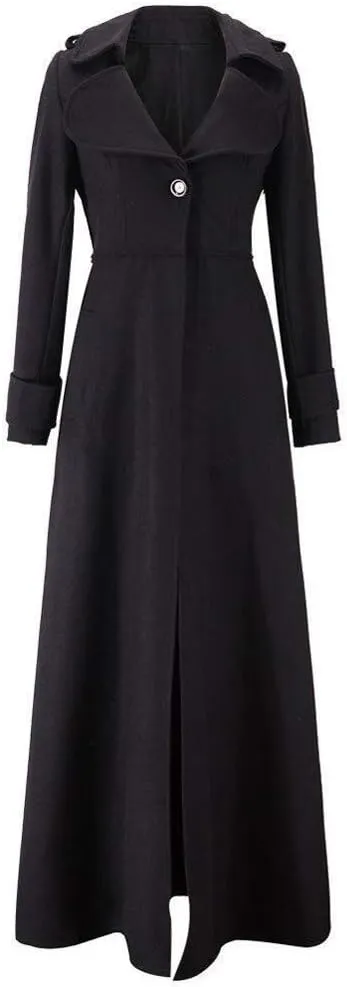 Womens Long Trench Coat Winter Coat Lapel Womens Long Outwear Women'S Coat Fall Overcoat with Belt Cropped Trench