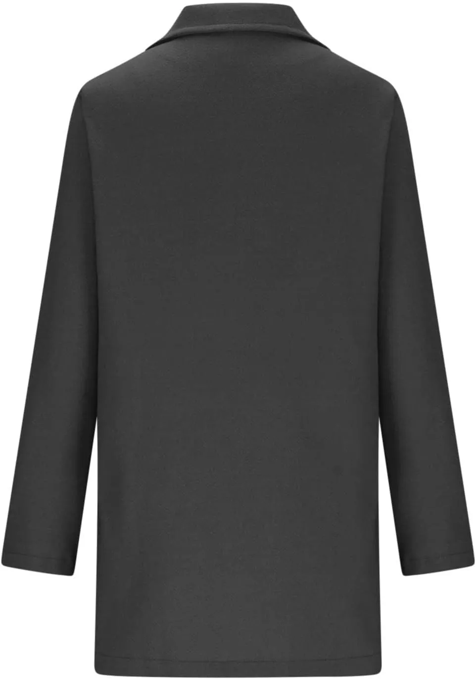 Wool Coat for Women Plus Size Thicken Pea Coats Stand Collar Single Breasted Trench Coat 2024 Fashion Winter Jackets